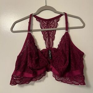 Torrid Lace Bralette in Rich Burgundy